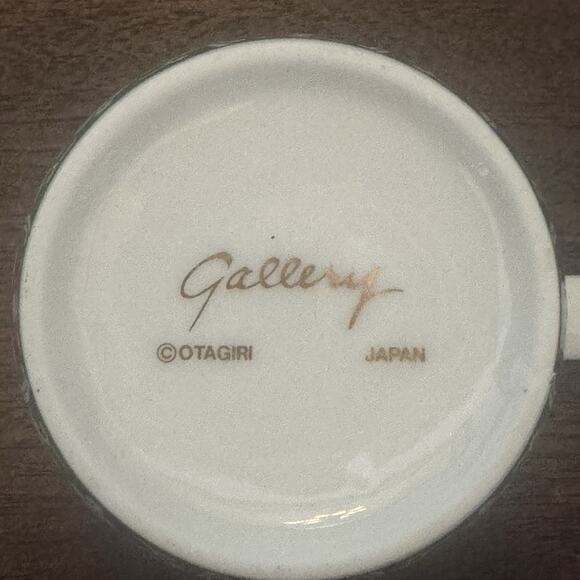 VTG Otagiri Japan Gallery Hummingbird Mug Tea Cup Floral Green Pink Birds Asian - Picture 11 of 11